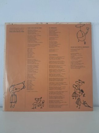 Vinilo LP Serrat - Cada Loco Con Su Tema Gatefold