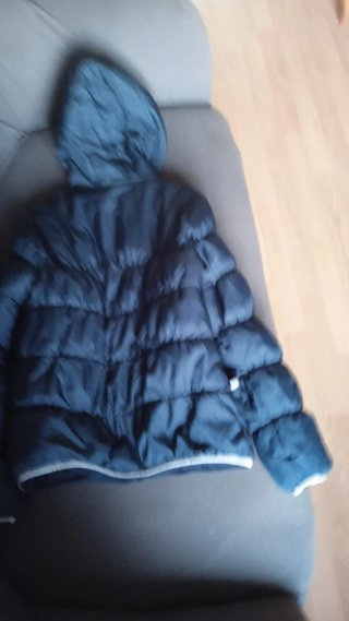 Chaqueta acolchada niña azul T15-16