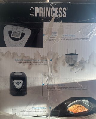 Panificadora Princess 152009 Negra NUEVA