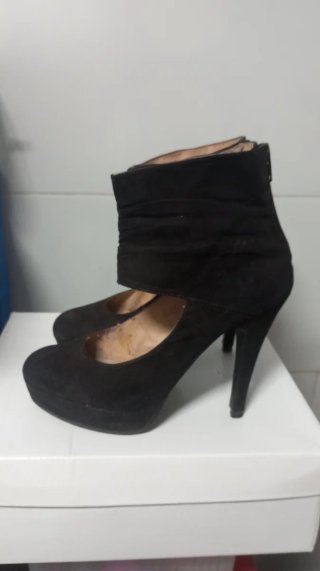Zapatos de tacón negros 10cm