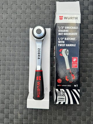Roquete 1/2 Würth ZEBRA c/ Punho Rotativo