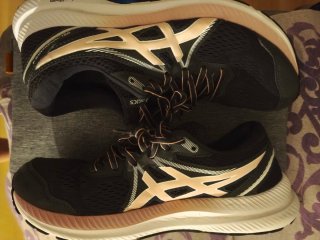 Zapatillas Asics Mujer Talla 40 Negro/Rosa