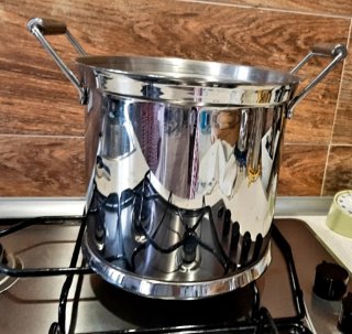 Pentola da cucina in acciaio inox 18/10