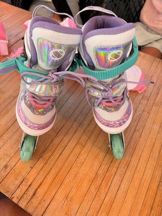 Patines ajustables SULIFEE arcoíris unicornio