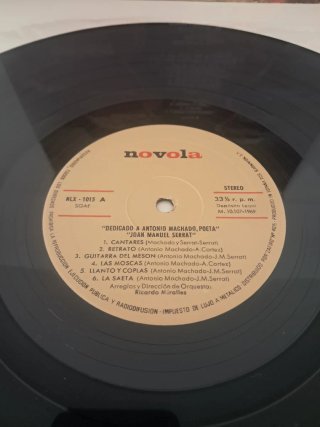 Vinilo LP Serrat - Dedicado a Antonio Machado