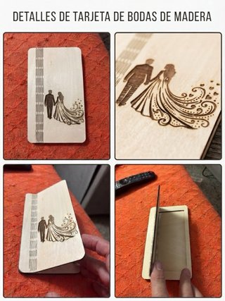 Porta billetes madera personalizado No negociable.