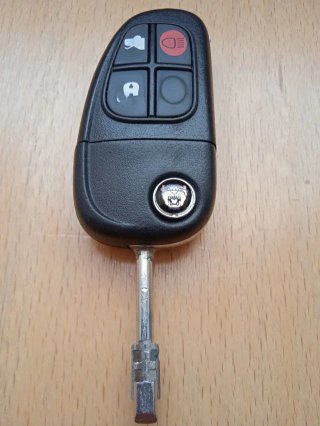 2 Logos Jaguar Llave Mando X S Type XJ8
