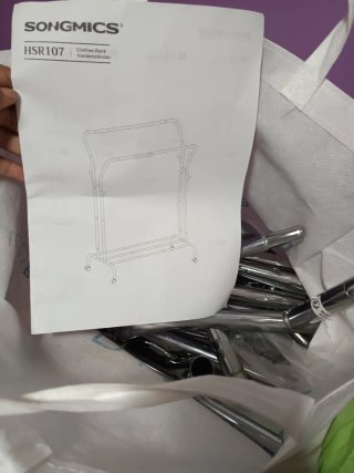 Perchero organizador de ropa songmics