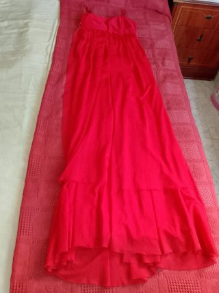 Vestido de fiesta largo rojo