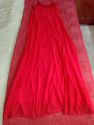 Vestido de fiesta largo rojo