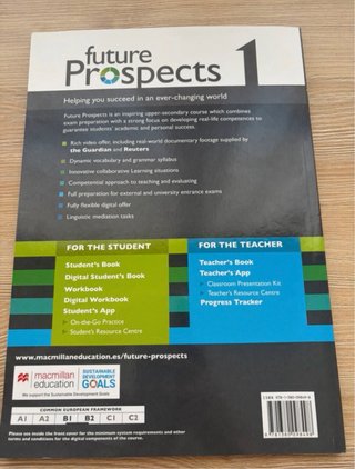 Libro 2Bach Macmillan Education. Future Prospects