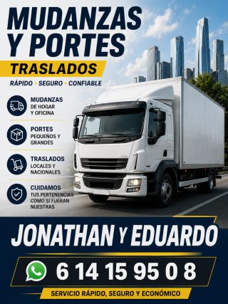PORTES Y MUDANZAS