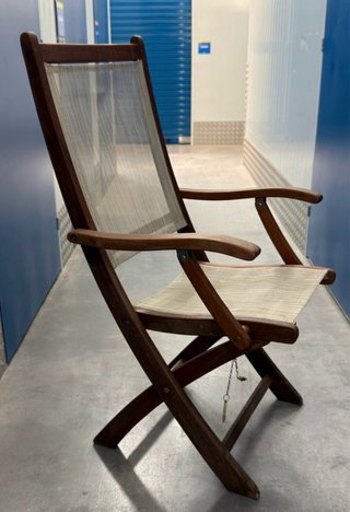 Sillas de madera plegables de exterior - 4 sillas