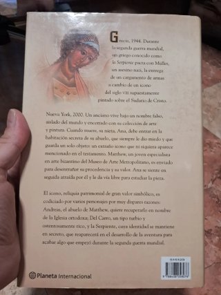 Novela El icono sagrado