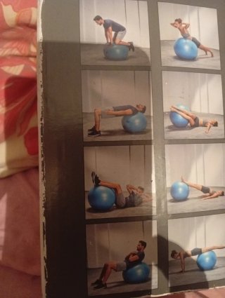 Balón Fitness Fitball Anti-Burst Talla M