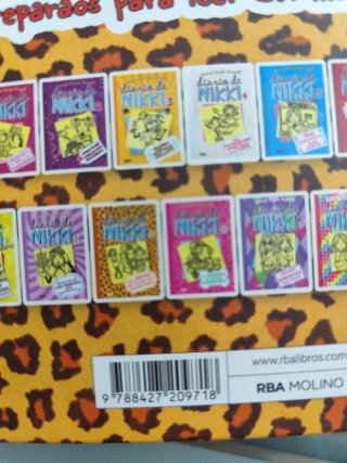 Libros del Diario de NIKKI  2, 4, 5, 6, 7, 8 y 9