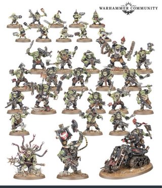 Patrulla de Combate Orkos Warhammer