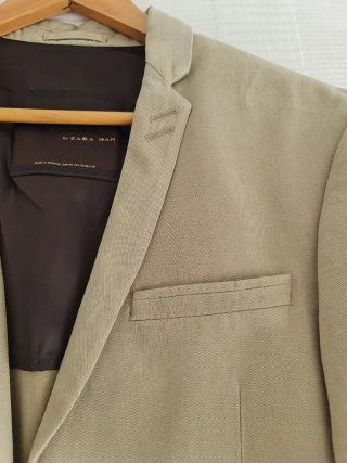 Americana Zara Man Verano Talla 48