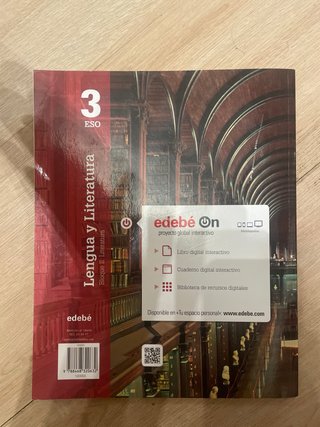 Dos libros de 3 de la eso de lengua y literatura