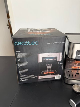 Cecotec Cafetera Express Power Espresso 20 Matic