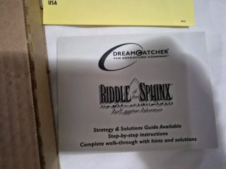 Riddle of the Sphinx PC Big Box CIB