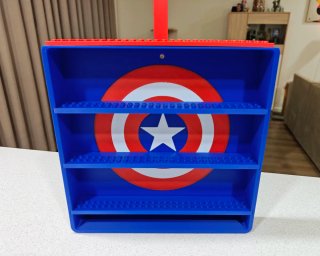 Expositor LEGO Marvel Captain America CMF