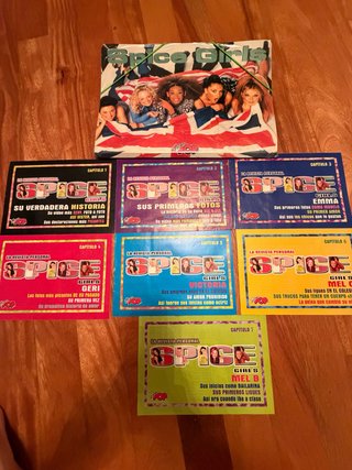 Carpeta super pop spice girls y las revistas