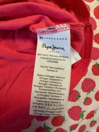Camiseta Pepe Jeans Talla M Rosa