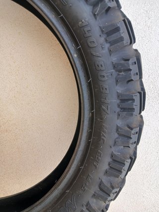 Cubierta Mitas Enduro Trail 140/80B17 69T
