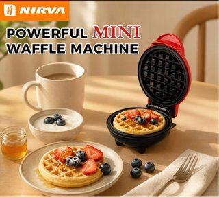 NIRVA Mini Macchina per Waffle 545W