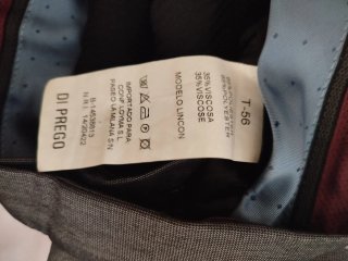 Traje de chaqueta gris