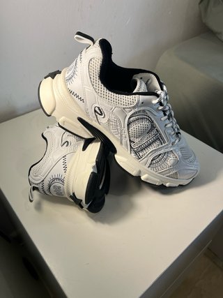 Zapatillas Dior Chrono Sneakers Blanco y Negro