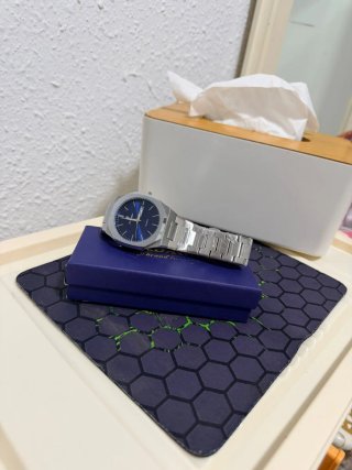 Reloj Poedagar Hombre Azul y Plateado