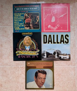 Lote de 23 Vinilos folk rock compilados