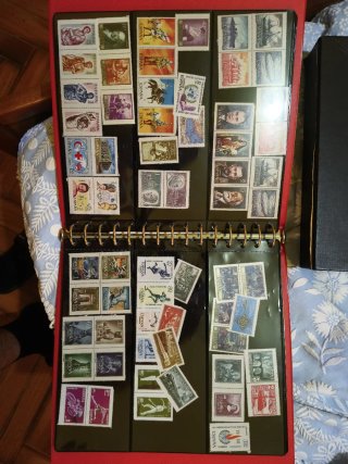 Colección de sellos y estampillas