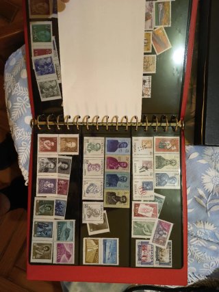 Colección de sellos y estampillas