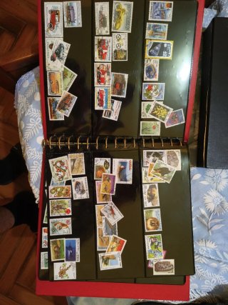Colección de sellos y estampillas