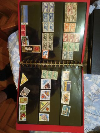 Colección de sellos y estampillas