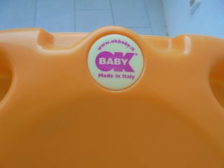 BAÑERA ALTA BEBE CON CABALLETE OKBABY