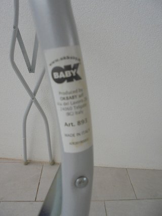 BAÑERA ALTA BEBE CON CABALLETE OKBABY