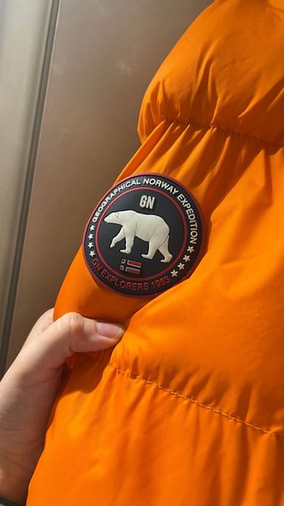 Chaqueta Geographical Norway Canguro Naranja
