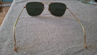 Gafas Ray-Ban RB3136 Aviator Dorado/Verde