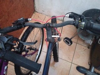 Bicicleta Montaña Azul y Morada