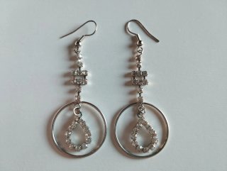 Pendientes de fiesta geométricos