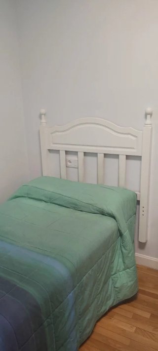 2 Cabezales de cama blanco 90cm