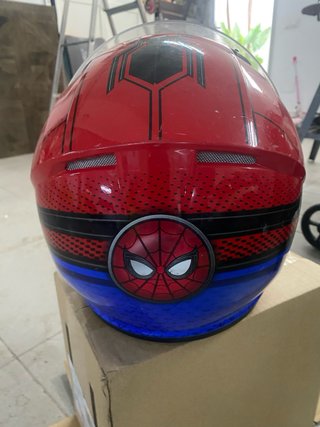 Casco Integral Moto Spiderman Marvel