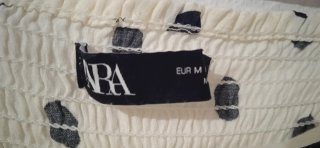Blusa Zara lunares manga abullonada