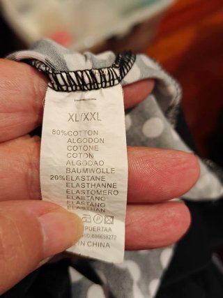 Camiseta de lunares talla única