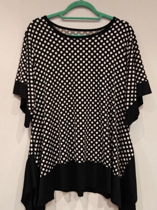 Camiseta de lunares talla única
