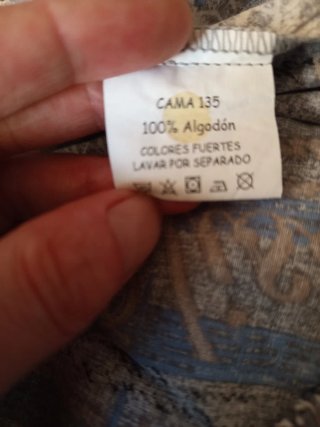 Juego de sábanas cama 1.35